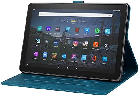 Калъф-чанта за tablet PC, ръкави, Съвместими с калъф за таблет Kindle Fire HD 10 и калъф Fire HD 10 Plus (11-то поколение, випуск 2021 година), Противоударная сгъваема поставка с релефни из