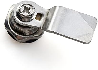 WTAIS чекмеджето от неръждаема стомана, Тръбен фланец заключване, четвърт оборот, Замък от с алуминиеви, Профили, Цилиндрични кулачковые брави с прорези, 1 бр. (Цвят: XK20