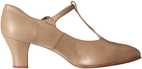 Дамски танцови обувки Capezio Jr. Footlight с Т-Образно каишка за краката