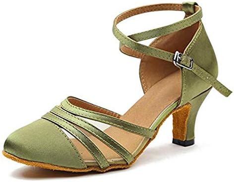 Женски обувки за Латино танци балната зала HROYL със затворени пръсти, за Салса, Модел 516/117/189