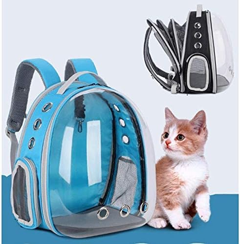 N/A Преносими Дишаща раница за пътуване с домашни любимци, дизайн от пеноматериала Космическа капсула и водоустойчива чанта-раница за малки Кученца (Цвят: B)