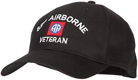 Логото на ветеран от армията на САЩ 82 въздушнодесантна бродирани памук за шапка стил