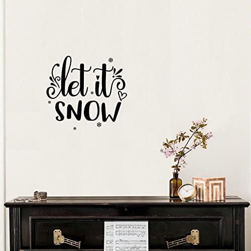 Нека Вали Сняг Стикери За Стена направи си САМ Мебели Стикер На Стената Винил и Стенни Стикери Цитати за Детска