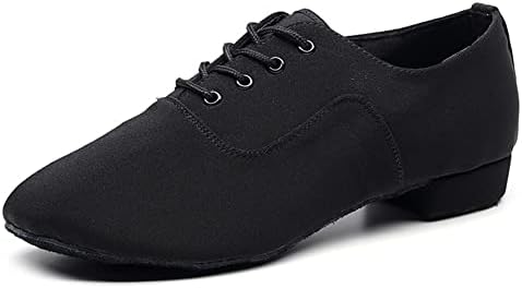 Мъжки Черни Обувки За Балните Латино изпълнения, Обувки За практикуване на Съвременни Танци, За Валс