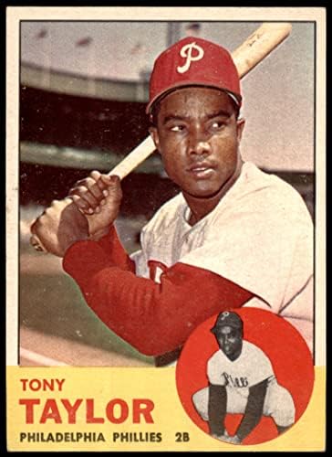 1963 Topps 366 Тони Тейлър Филаделфия Филис (Бейзболна картичка) EX/MT+ Филис