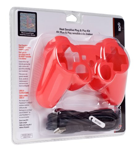 Комплект PowerA PS3 Plug & Play Kit - Червен