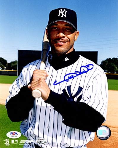 Гари Шефилд с автограф и подпис на 8x10 снимка MLB Ню Йорк Янкис PSA COA