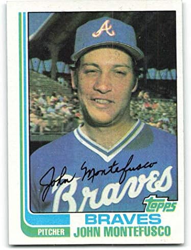 MLB бейзбол 1982 Topps #697 Джон Монтефуско Брейвз