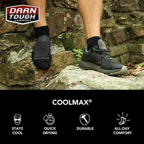 Дяволски издръжлив (1055 Run Coolmax 1/4 Ультралегкий мъжки чорап с възглавница