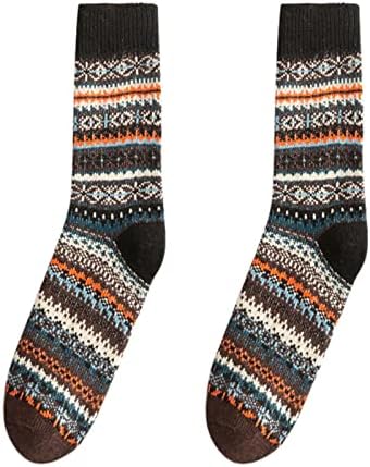 Мъжки чорапи Чорапи Зимни Дебели Чорапи, Модни Чорапи За Разходки на Домашни Чорапи Баскетболни Чорапи Мъжки