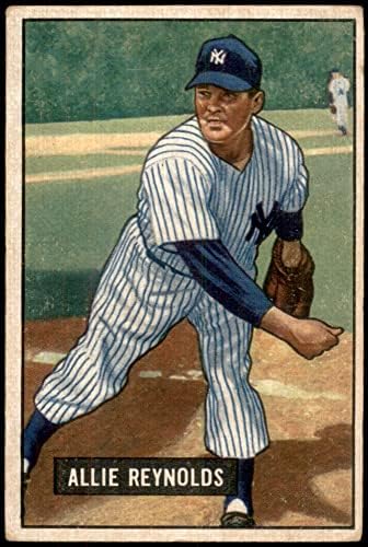 1951 Боуман Обикновена бейзболна карточка109 Ели Рейнолдс от Ню Йорк Янкис Клас Добър