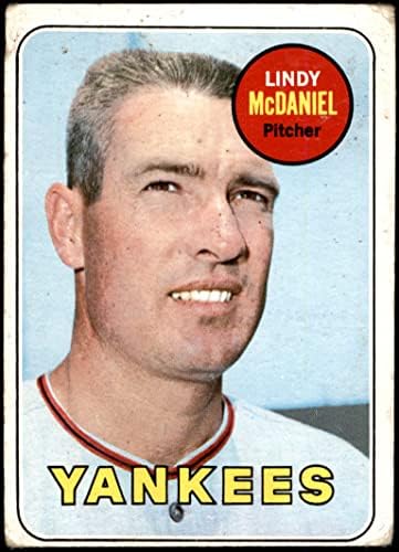 1969 Topps 191 Липи Mcdaniel Ню Йорк Янкис (Бейзболна картичка) ЛОШ Янкис