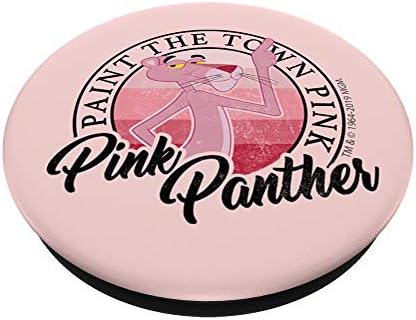 Розовата Пантера Раскрась град Розов портрет на PopSockets PopGrip: Замяна дръжка за телефони и таблети