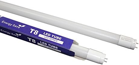 Ving LED Тръби Т8 9W 2FT Луминесцентна работа на смени крушка за светлина на кутията (Топъл бял, 25 бр.)