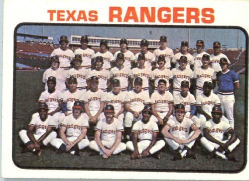 1973 Бейзболна картичка Topps #7 От Тексас Рейнджърс