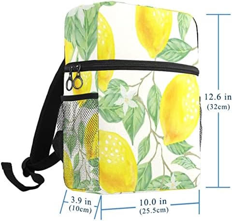 VBFOFBV Лесен Случайни Раница за лаптоп за мъже и Жени, Lemon Flower Summer Fruit