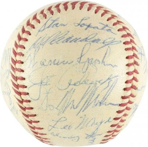 Чудесна бейзбол екип на Милуоки Брейвз от 1960 г., Подписано на Бейзболни топки С ДНК Ханк Аарон PSA - Бейзболни топки С Автографи