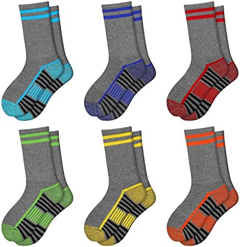 Чорапи Comfoex За момчета 4-6 6-8 8-10 Години, Спортни Дълги Памучни детски Чорапи, Чорапи До Средата на Прасците