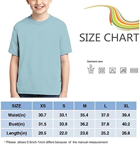 qocboc/ Детска Ежедневни Риза с кръгло деколте и 3D Принтом, Модна Тениска с Къс Ръкав за Момчета и Момичета