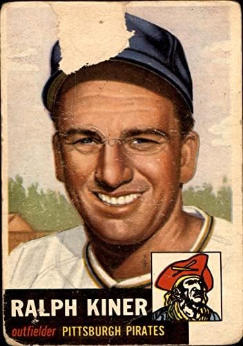 1953 Topps # 191 Ралф Остро Питсбърг Пайрэтс (Бейзболна картичка) ИСТИНСКИ пирати