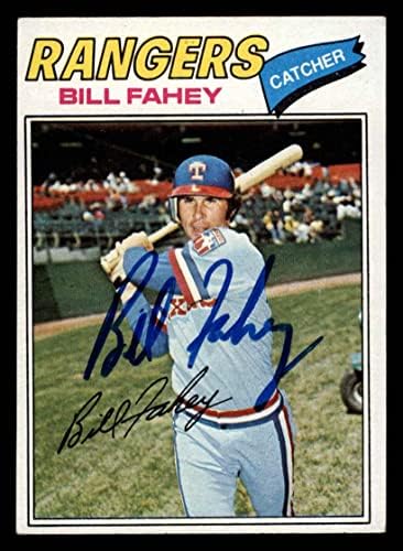 1977 Topps # 511 Бил Фейхи Тексас Рейнджърс (Бейзболна картичка) Автограф Рейнджърс