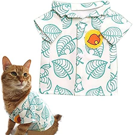 Тениска с изображение на Животно Том, Тениски с Шарени Листа за Cosplay, Домашни Любимци, Дрехи с Къси Ръкави