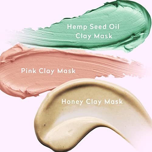 dermokil Skincare Розова Глинена Маска за лице-Контрол на Омазняване, Хидратиране, Почистване, Глинена Маска