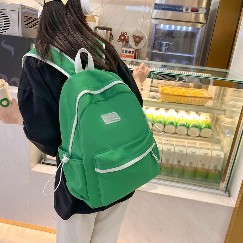 Раница за пътуване DINGZZ, Женски раница за колеж, Дамски Сладко чанта за лаптоп, Модерна студентска чанта (Цвят:
