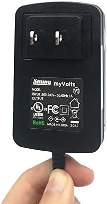 Захранващ Адаптер MyVolts 12V, Съвместим с външен твърд диск Seagate SRDONF2 /която замества го - US Plug