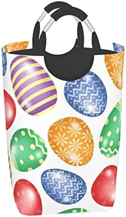 Великденско яйце Сгъваема Кошница за дрехи, Сгъваема Кошница за дрехи с Дръжки Голяма Чанта За Дрехи кош за