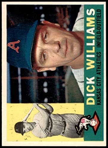 1960 Topps 188 Дик Уилямс от Канзас Сити Атлетикс (Бейзболна картичка) EX/MT Athletics
