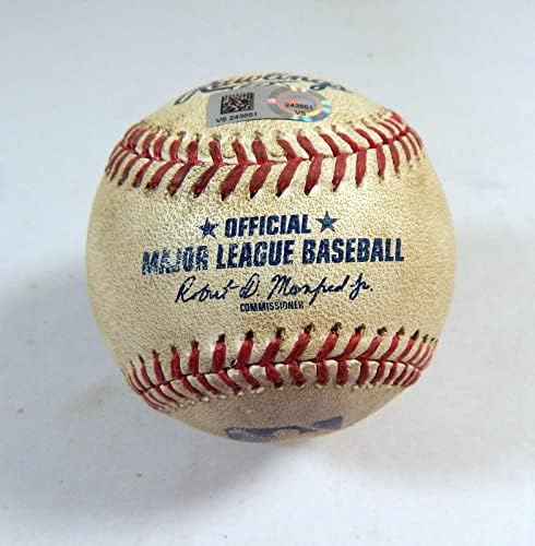 2020 Cubs Pirates Използвана Бейзбол Adbert Alzolay K StrikeOut Брайън Рейнольд - Използваните Бейзболни топки