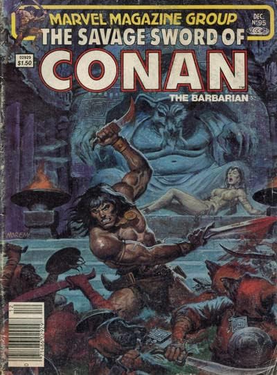 Свиреп меч на Конан #95 (павилион за вестници) FN ; Комиксите на Marvel