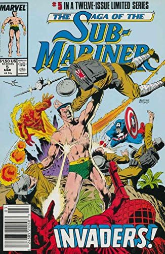 Сага за подводнике 5 (павилион за вестници) VF; Комиксите на Marvel | Нашественици