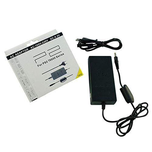 Захранващ Адаптер за променлив ток 70000 8,5 В 70006 AU 70005 за PS2 100-240 В Друга батерия с плосък покрив 18650 (черен, един размер)