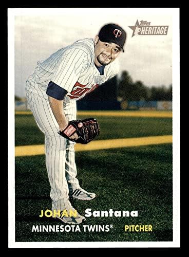 2006 Topps 367 Йохан Сантана Миннесотские близнаци (Бейзболна картичка) NM / MT Близнаци