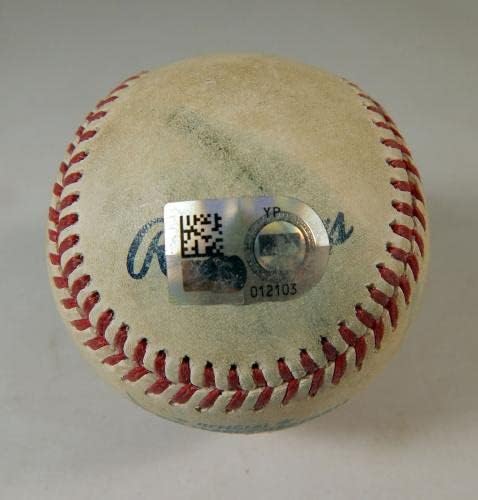2022 Даймондбэкс Скалистите Планини Използвани Бейзболни топки Кевин Гинкель Елиас Диас Граундсаут - Използваните Бейзболни топки