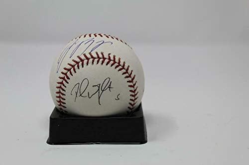Хосе Рейес и Дейвид Райт подписаха Автограф Официален Представител на Мейджър лийг бейзбол Psa - Бейзболни топки с автографи