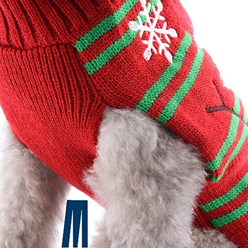 Коледен Пуловер за кучета Mikayoo, Коледа Пуловер за домашни любимци, Празнични Пуловер за Котки, Палто с Лък