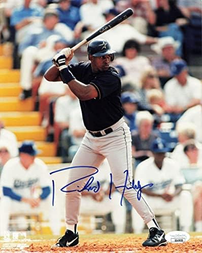 Ричард Хильдалго Подписа 8x10 Houston Astros (JSA SS49850) - Снимки на MLB с автограф
