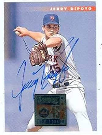 Склад на автографи 586102 Бейзболна картичка с автограф на Джери Дипото - Ню Йорк Метс 1998 Тихоокеанския регион - № 244