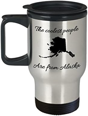 Най-готините хора от Аляска Прекрасен Сладък Забавно Уникална Пътна Чаша в Аляска Идеална за рожден Ден, Коледа,