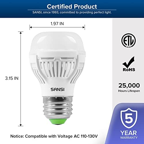 Еквивалент на led лампи SANSI капацитет от 60 Вата 6 Бр. + Коледни Прожектори 2 бр.