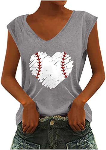 Дамски Ежедневни Тениска С Къс Ръкав, Летни Тениски с V-образно деколте и Шарките на Сърцето, Летен Свободен Топ С Къс Ръкав