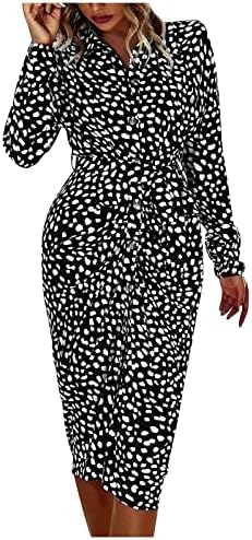 NOKMOPO Рокли за Жени 2023, Модерен Пролетно-Есенни дрехи за гости на Сватба в стил Бохо с кръгло деколте, Вечерна