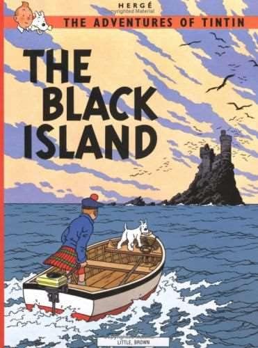 Приключенията на Тинтин, (Малък, Кафяв) TPB 5 (13th) FN ; Комикс Литъл Браун | the Black Island Hergé