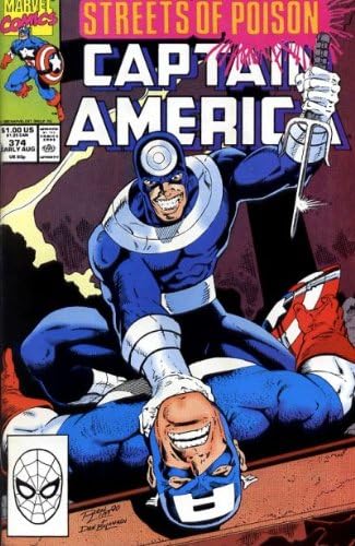 Капитан Америка (1-ва серия) 374 VF ; Комиксите на Marvel | Улица Токсичен Яблочка