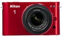 Цифров фотоапарат Nikon 1 J1 10,1 Mp с обектив 10-30 мм, Червен