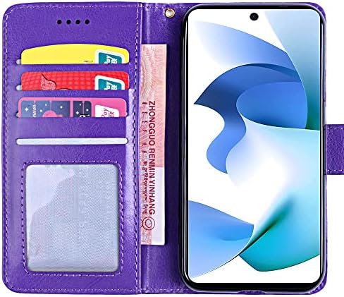 Чанта-портфейл Futanwei с пайети за BLU F91 5G 2022 6,8 , калъф за телефон BLU F91 5G, флип калъф BLU F91 5G,