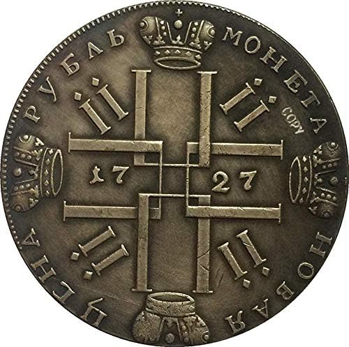 1727 Русия Монети Петър ii копиране Копиране Подарък за Него